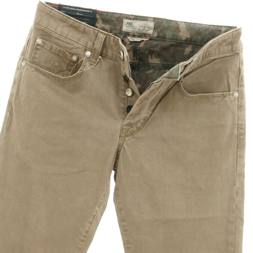 [Used] PT05 TRAVEL stretch cotton 5 pocket pants, khaki [32] [Condition rank A] [Men&