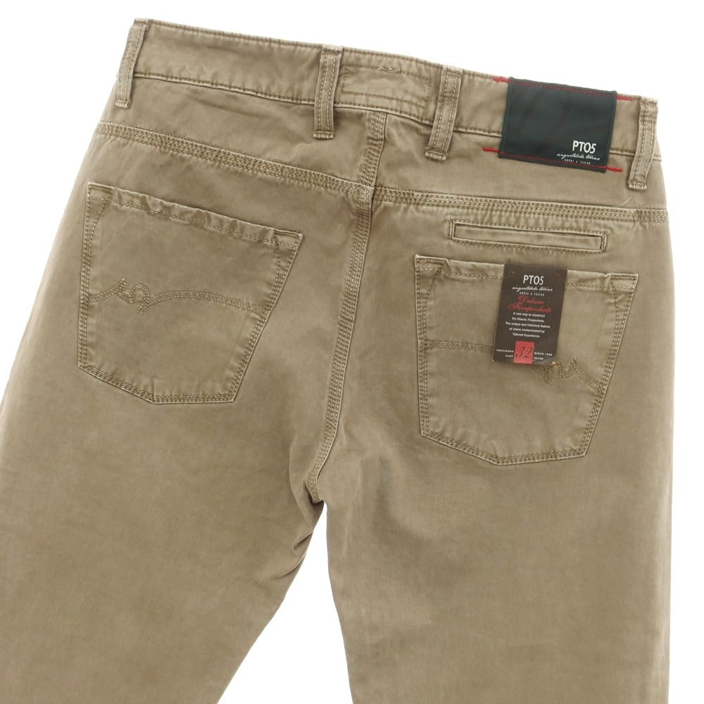 [Used] PT05 TRAVEL stretch cotton 5 pocket pants, khaki [32] [Condition rank A] [Men&