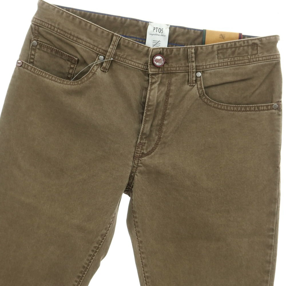 [Used] PT05 SWING stretch cotton 5 pocket pants, brown [32] [Condition rank A] [Men&