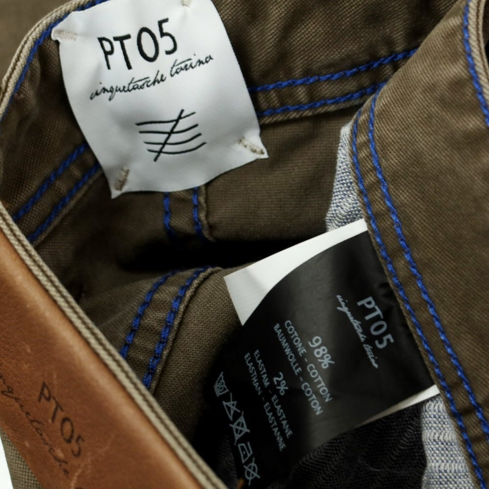 [Used] PT05 SWING stretch cotton 5 pocket pants, brown [32] [Condition rank A] [Men&