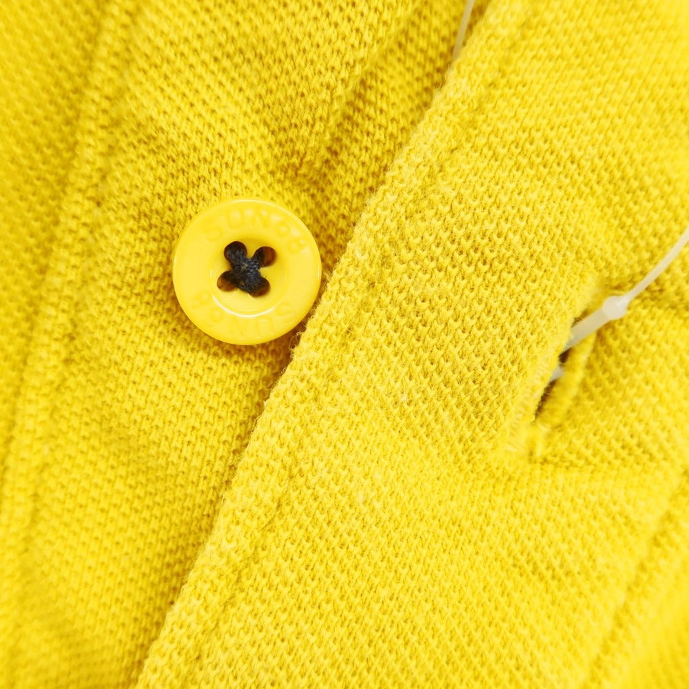 [Used] SUN68 Cotton Pique Short Sleeve Polo Shirt Yellow [Size S] [YEL] [S/S] [Condition Rank B] ​​[Men&