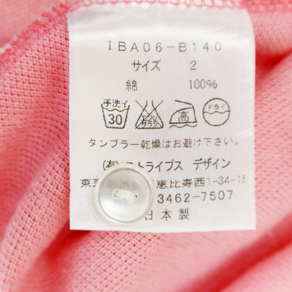 [Used] ITTY-BITTY Cotton Pique Short Sleeve Polo Shirt Pink [Size 2] [PNK] [S/S] [Condition Rank B] ​​[Men&