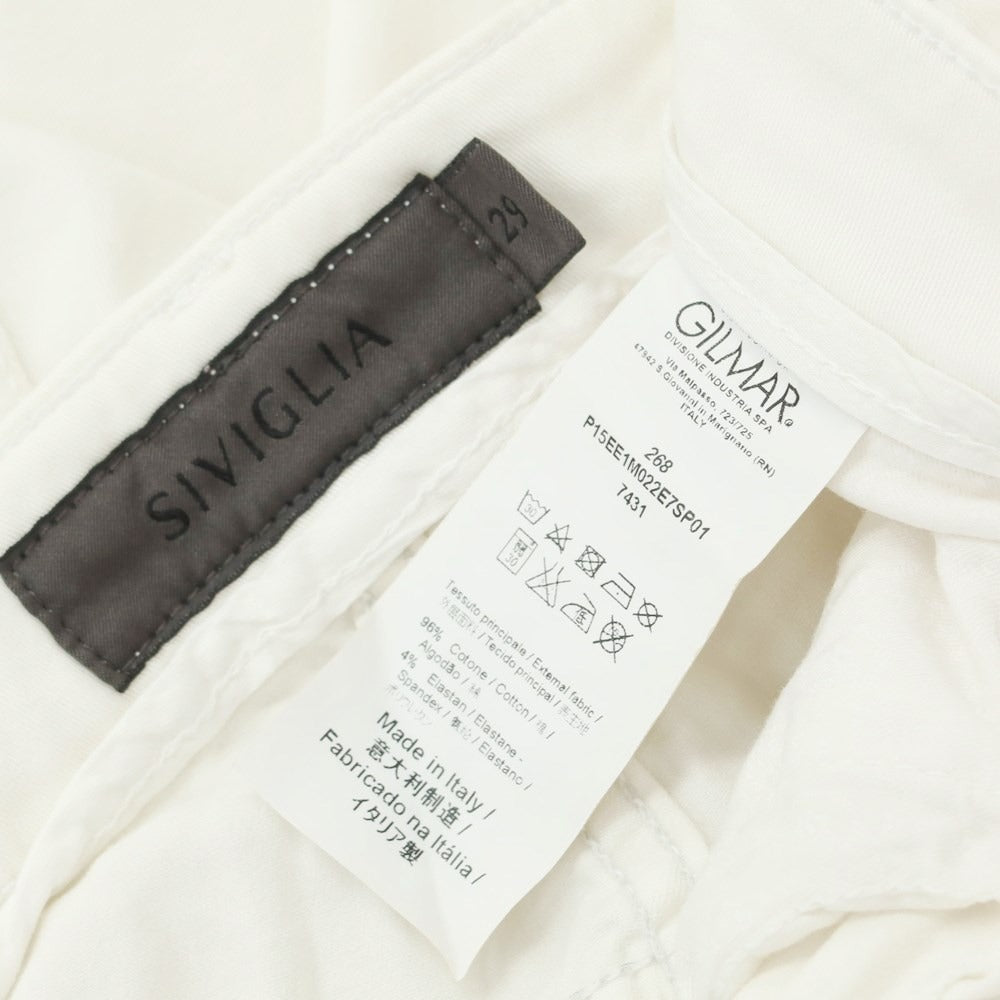 [Used] SIVIGLIA Stretch Cotton 5 Pocket Pants White [29] [Condition Rank C] [Men&