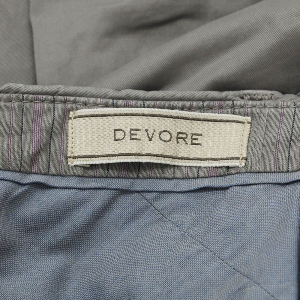 [Used] DEVORE Incipit 2024 Spring/Summer Stretch Cotton Slacks Pants Warm Gray [46] [Condition Rank B] ​​[Men&