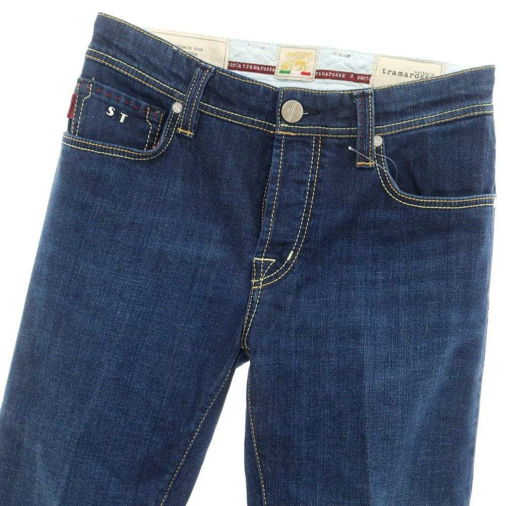 [New Outlet] Tramarossa LEONARDO Stretch Denim Pants Jeans Indigo [30] [Condition Rank N-] [Men&