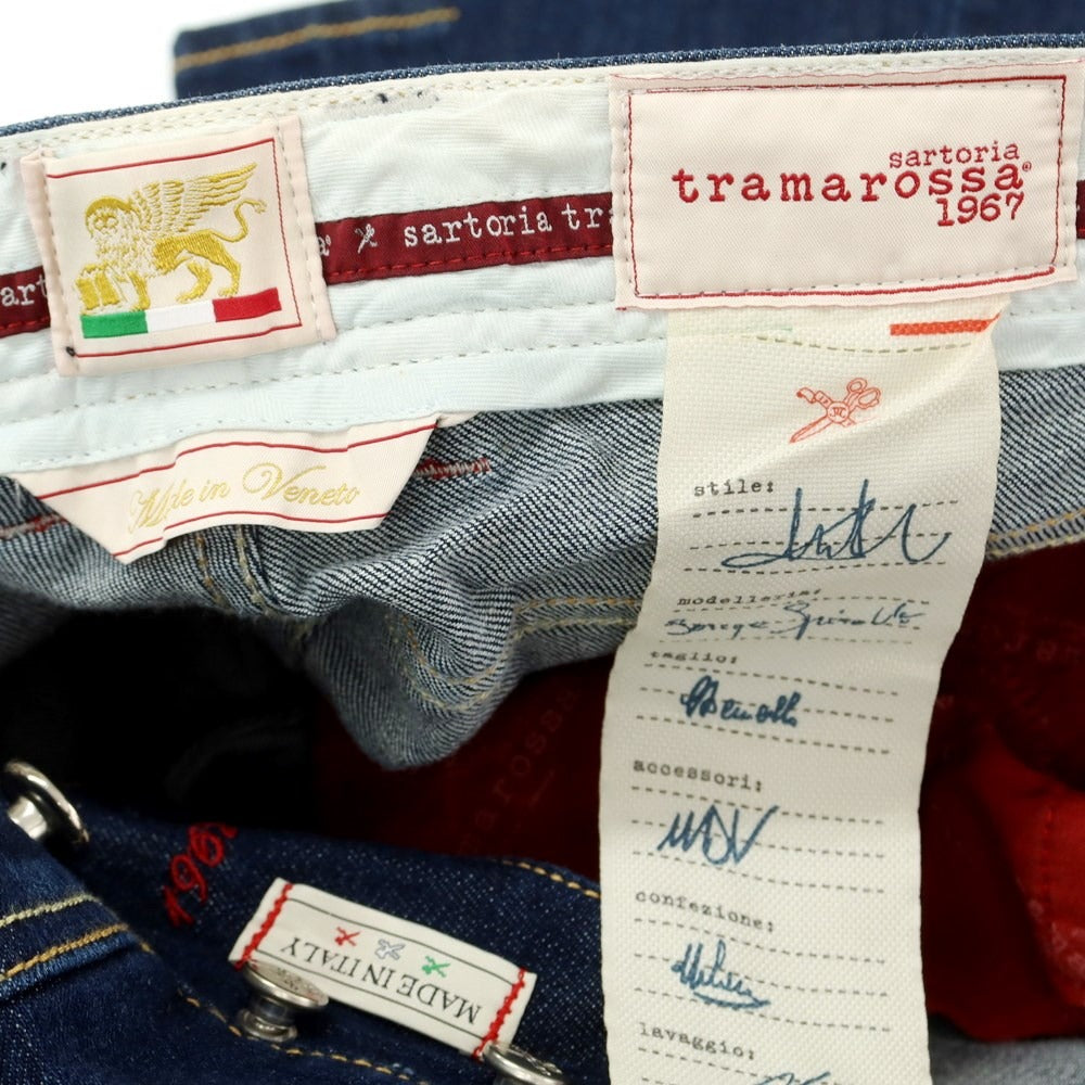 [New] Tramarossa LEONARDO Stretch Denim Pants Jeans Indigo [32] [Condition Rank N] [Men&