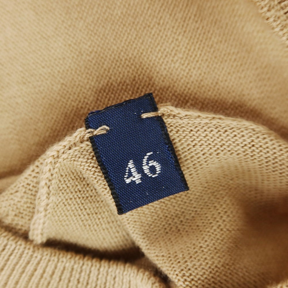 [Used] Drumohr Cotton Short Sleeve Crew Neck Pullover Knit Beige [Size 46] [BEI] [S/S] [Condition Rank B] ​​[Men&