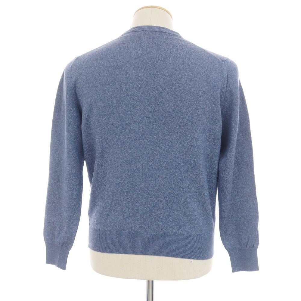 [Used] Drumohr Linen Polyester Long Sleeve Crew Neck Pullover Knit Blue [Size 46] [BLU] [S/S] [Condition Rank B] ​​[Men&