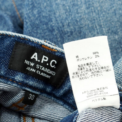 [Used] A.P.C. Stretch Denim Jeans, Blue [30] [Condition Rank B] ​​[Men&