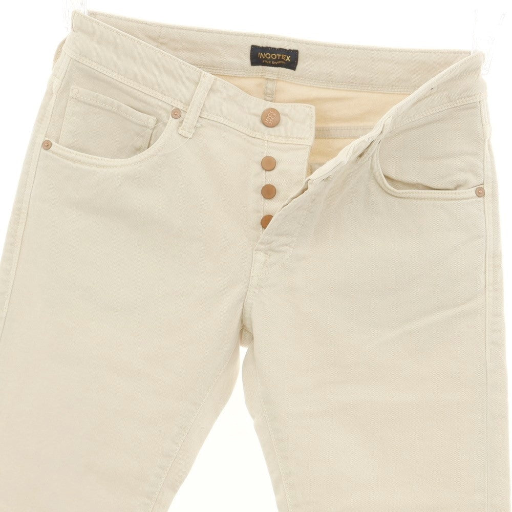 [Used] INCOTEX stretch color denim pants jeans beige [31] [Condition rank B] ​​[Men&