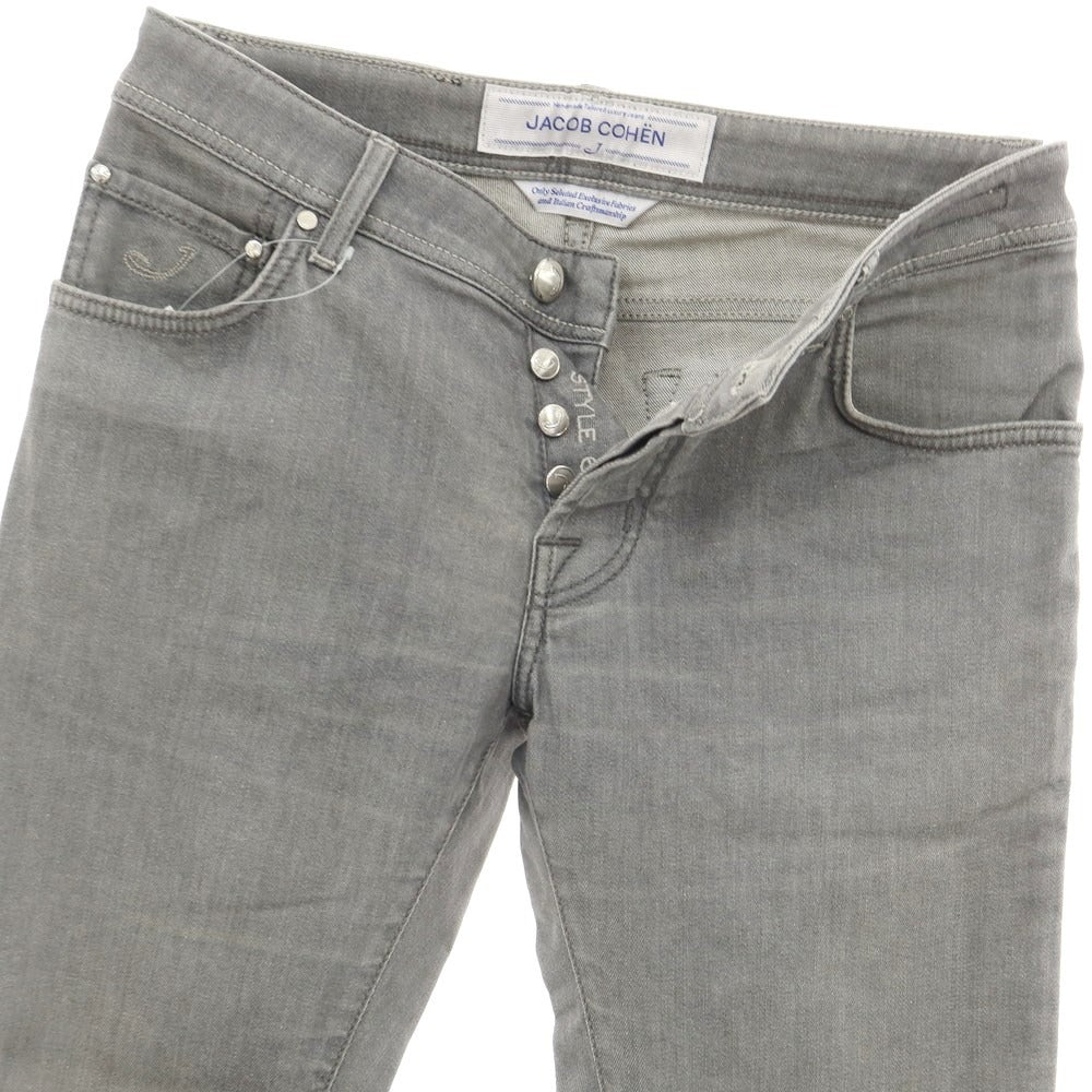 【中古】ヤコブコーエン JACOB COHEN Luxury Denim J622 ストレッチ デニムパンツ ジーンズ グレー【 31 】【 状態ランクB 】【 メンズ 】