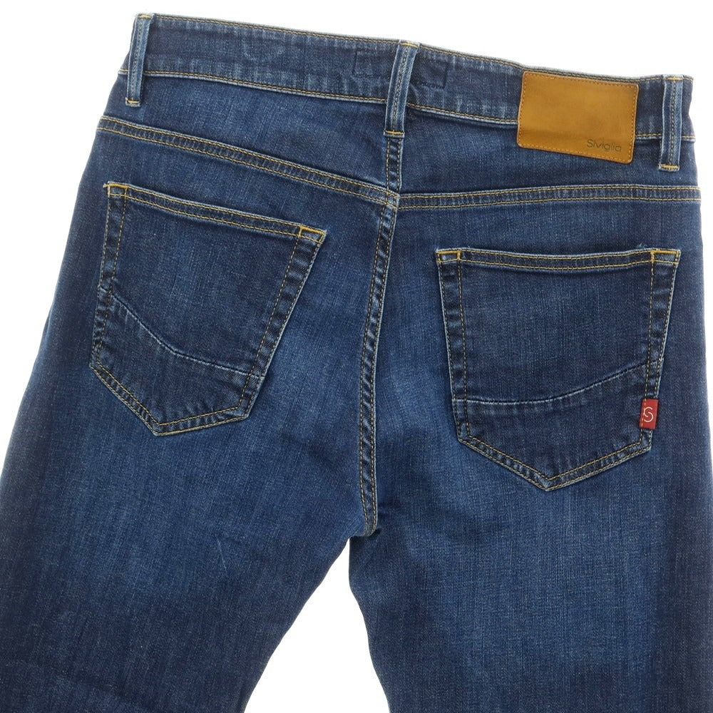 [Used] SIVIGLIA Stretch Denim Pants Jeans Navy Blue [31] [Condition Rank C] [Men&