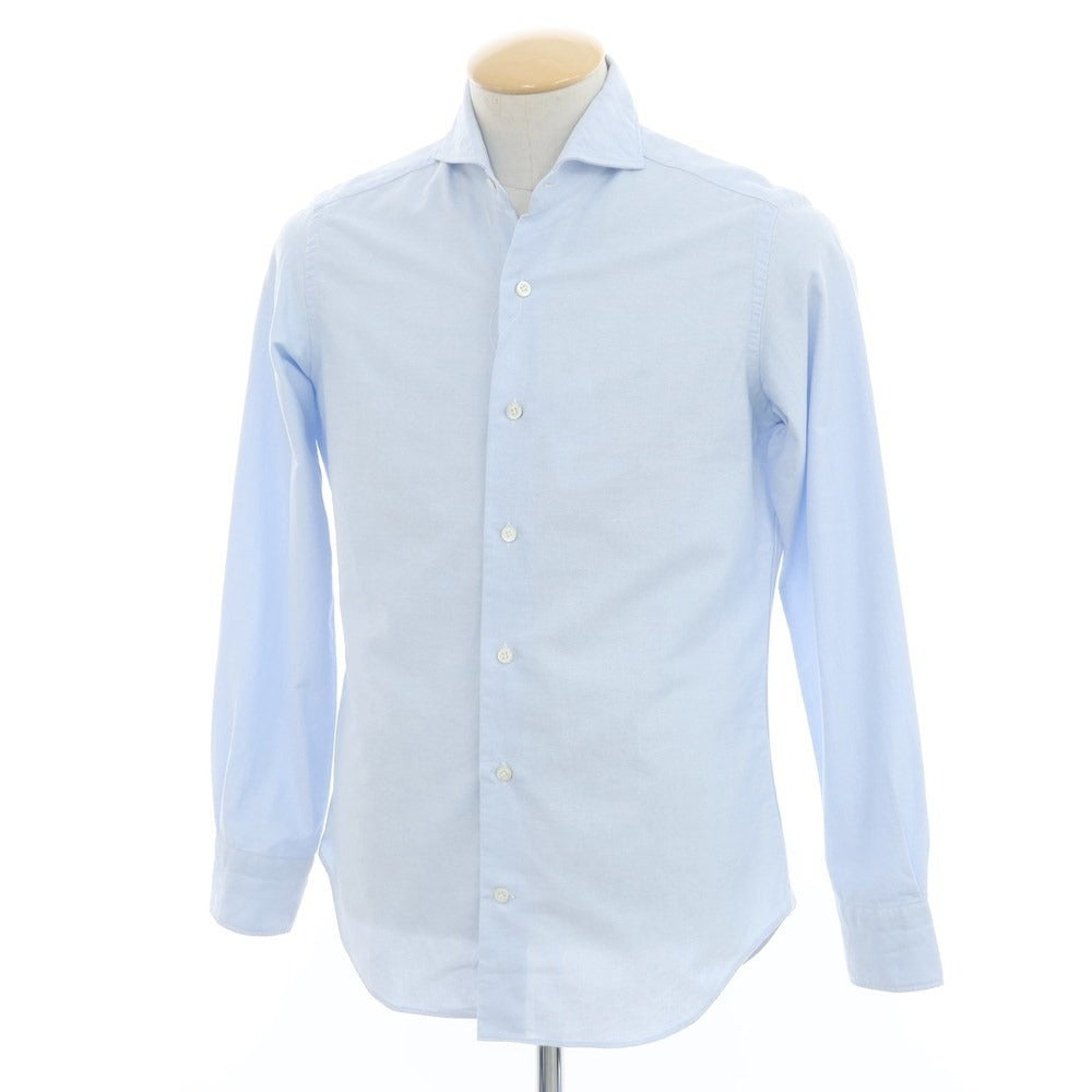 [Used] Giannetto Cotton Horizontal Collar Dress Shirt Light Blue [37] [Condition Rank C] [Men&