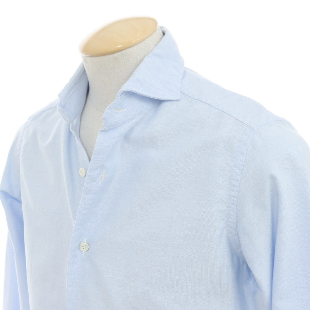 [Used] Giannetto Cotton Horizontal Collar Dress Shirt Light Blue [37] [Condition Rank C] [Men&