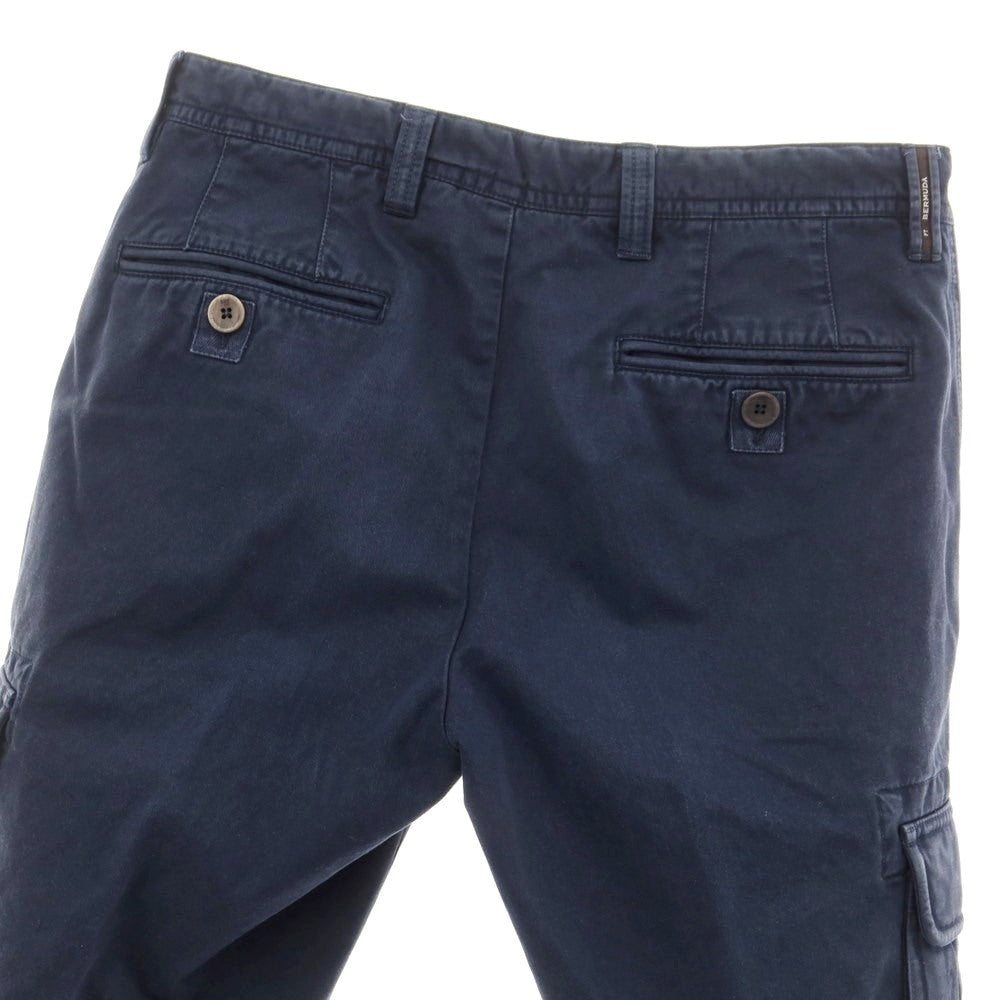 [Used] PT01 BERMUDA Twill Cotton Short Cargo Pants Navy [44] [Condition Rank B] ​​[Men&