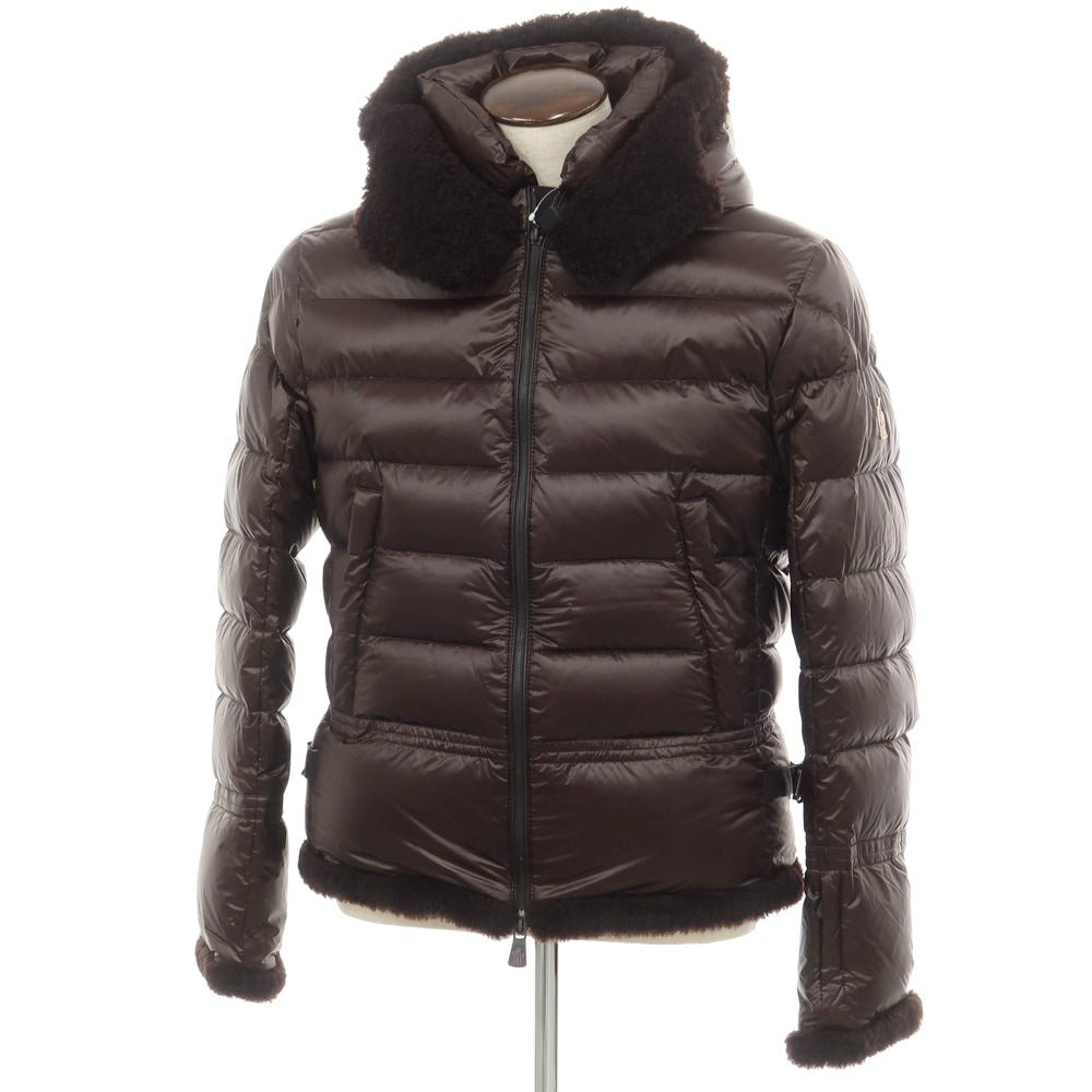 【中古】モンクレール MONCLER BARRHORN ナイロン ボア ダウンジャケット ダークブラウン【 2 】【 状態ランクA 】【 メンズ 】