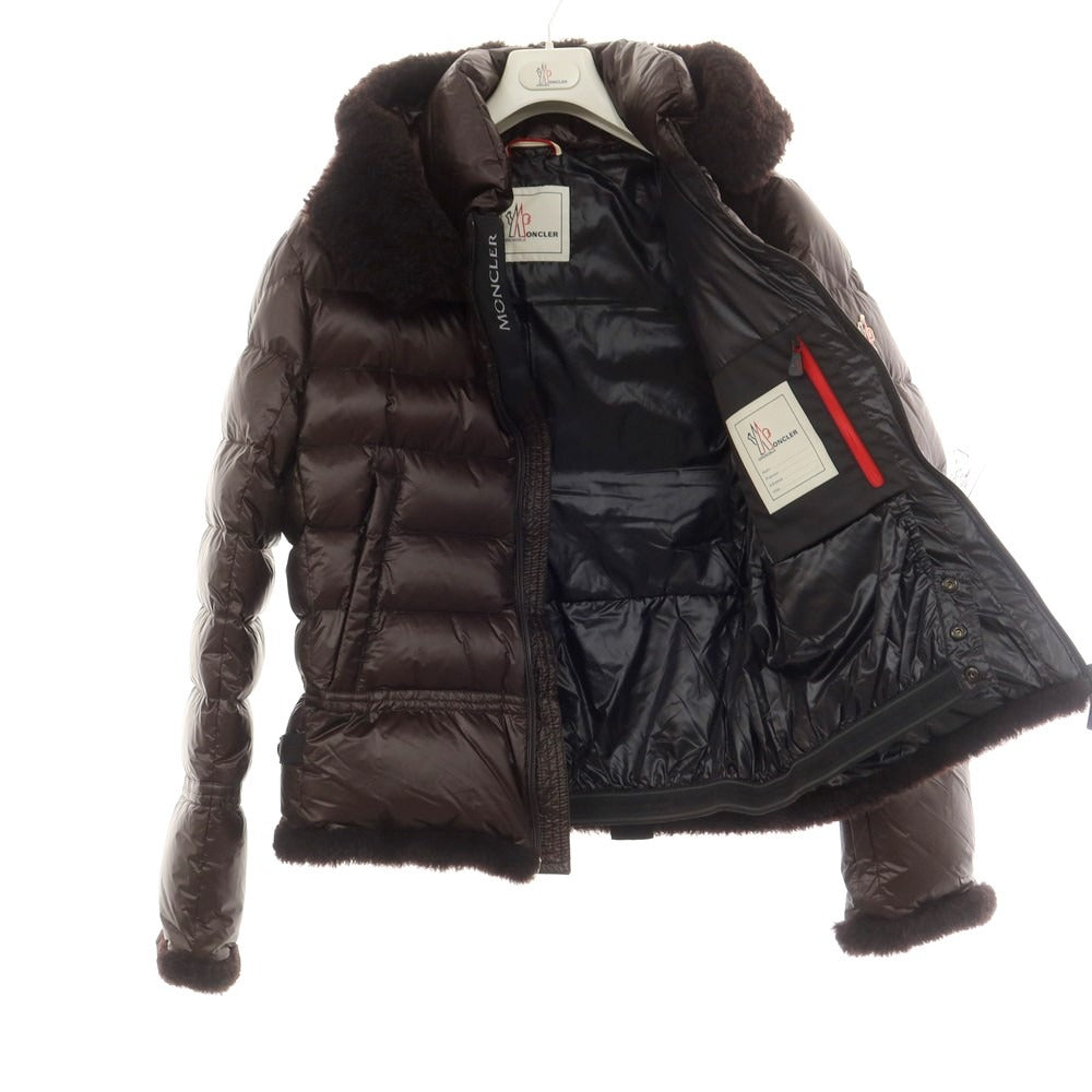 【中古】モンクレール MONCLER BARRHORN ナイロン ボア ダウンジャケット ダークブラウン【 2 】【 状態ランクA 】【 メンズ 】