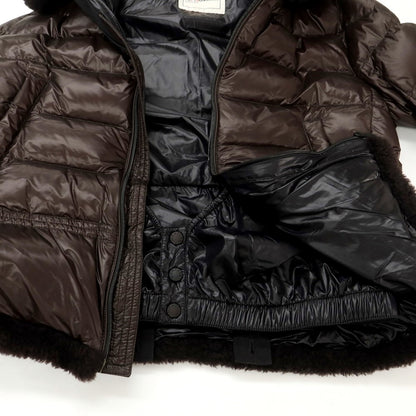 【中古】モンクレール MONCLER BARRHORN ナイロン ボア ダウンジャケット ダークブラウン【 2 】【 状態ランクA 】【 メンズ 】