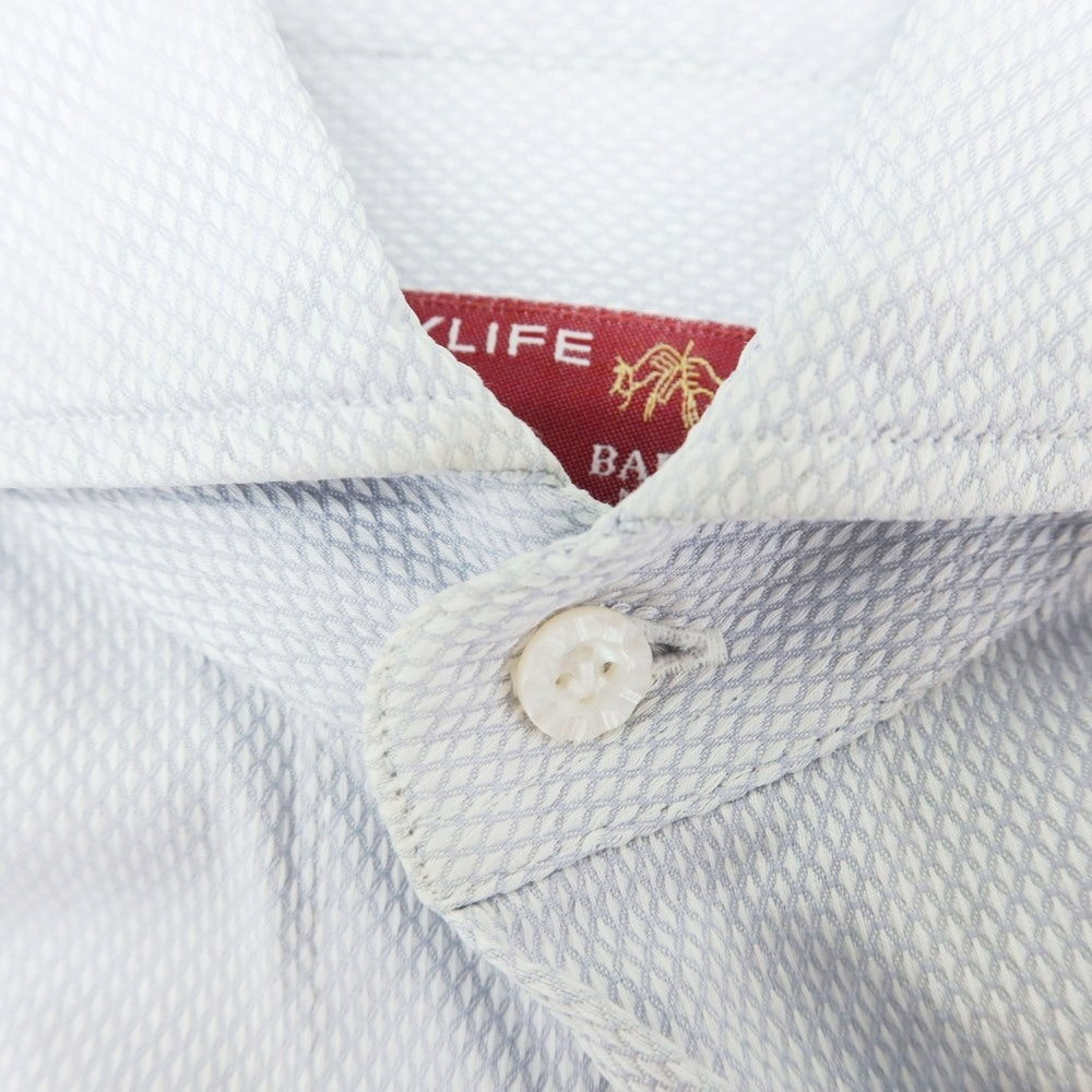 [Used] BARBA DANDY LIFE Cotton Casual Shirt Ice Blue [40] [Condition Rank C] [Men&