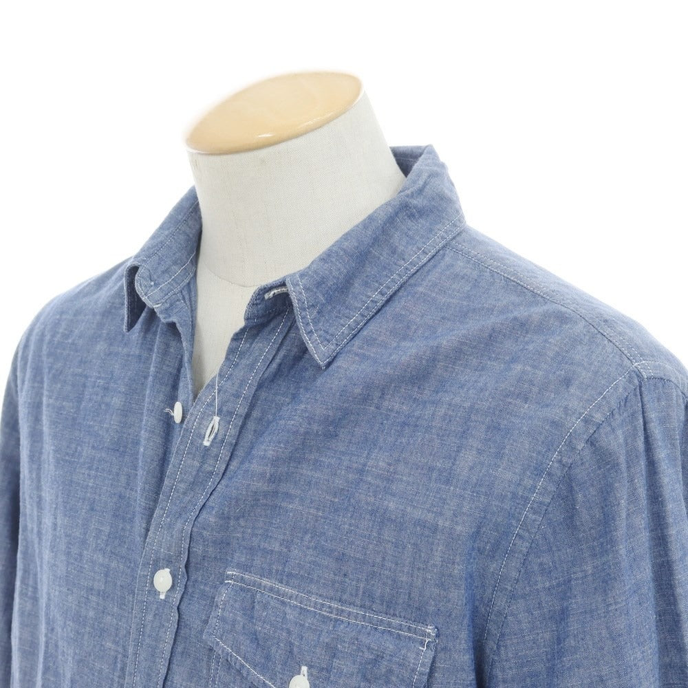 [Used] SAVE KHAKI UNITED Chambray Casual Shirt Dark Blue [S] [Condition Rank B] ​​[Men&