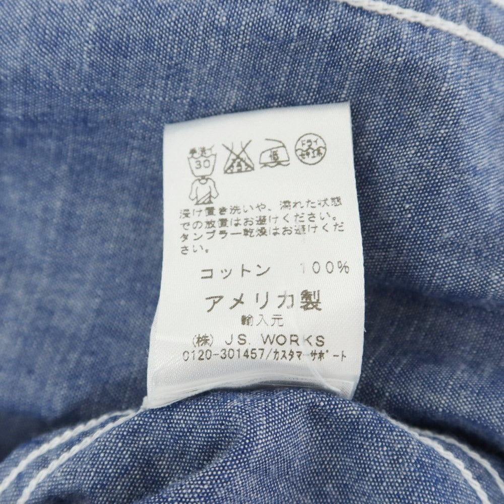 [Used] SAVE KHAKI UNITED Chambray Casual Shirt Dark Blue [S] [Condition Rank B] ​​[Men&