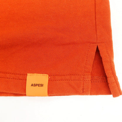 [Used] ASPESI Cotton Half-Zip Short-Sleeve Polo Shirt Dark Orange [Size S] [ORG] [S/S] [Condition Rank C] [Men&