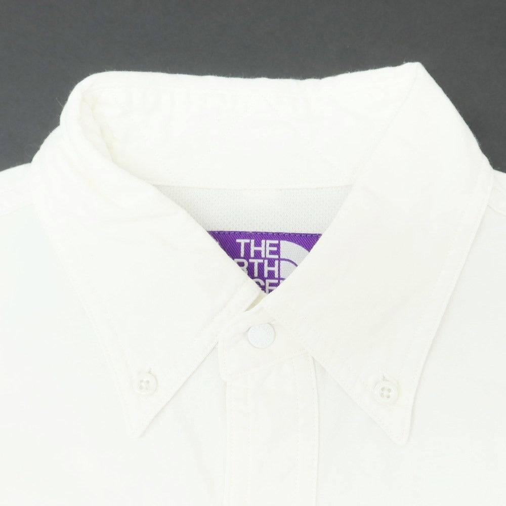 [Used] THE NORTH FACE PURPLE LABEL Cotton Short Sleeve BD Shirt White [M] [Condition Rank B] ​​[Men&