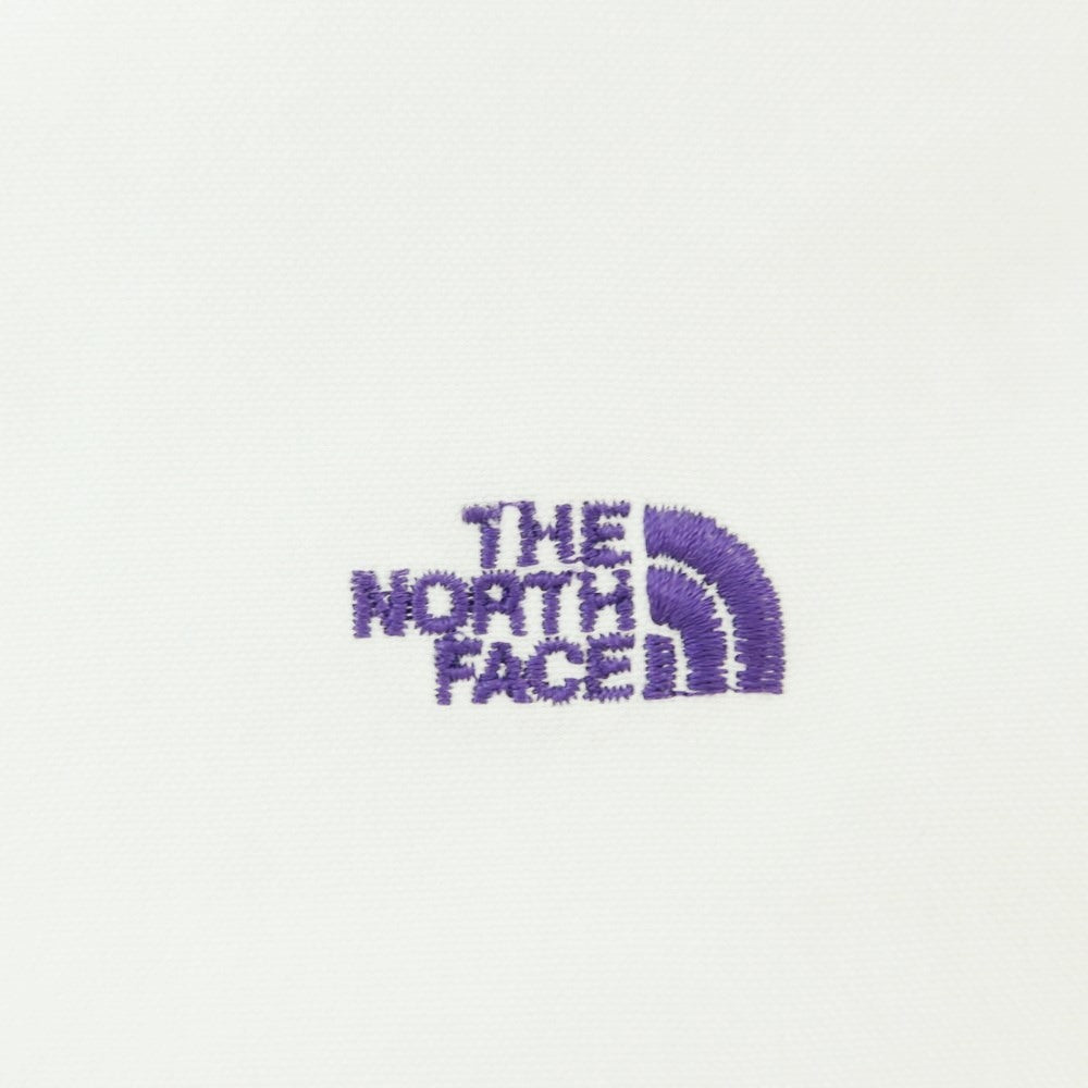 【中古】ザノースフェイスパープルレーベル THE NORTH FACE PURPLE LABEL コットン 半袖BDシャツ ホワイト【 M 】【 状態ランクB 】【 メンズ 】