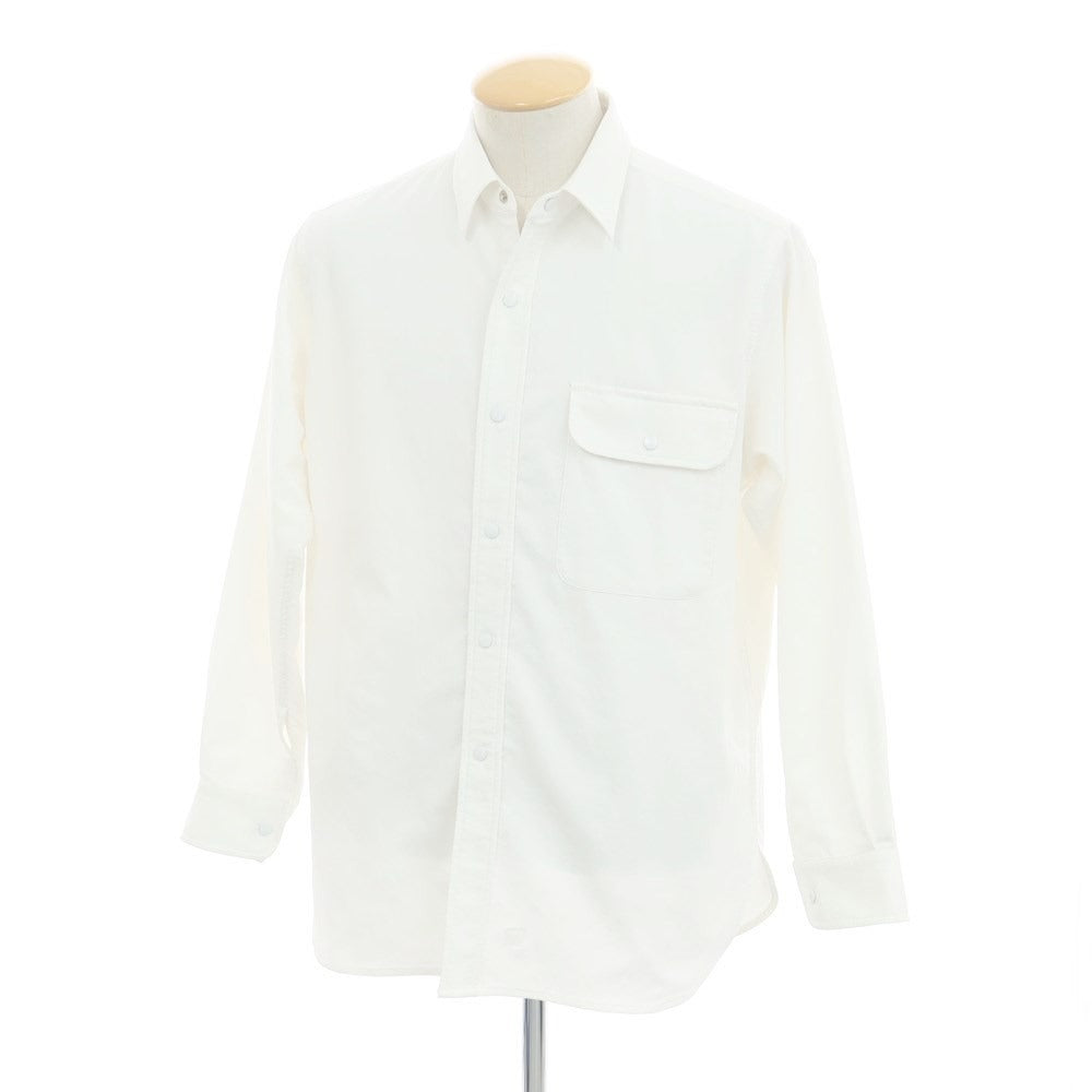 [Used] Nanamica Polyester Casual Shirt White [XS] [Condition Rank B] ​​[Men&