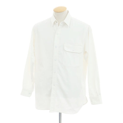 [Used] Nanamica Polyester Casual Shirt White [XS] [Condition Rank B] ​​[Men&