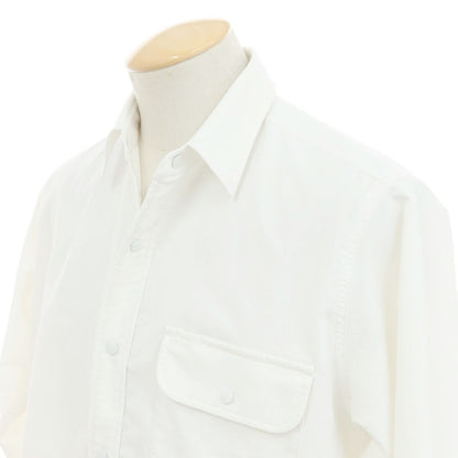 [Used] Nanamica Polyester Casual Shirt White [XS] [Condition Rank B] ​​[Men&