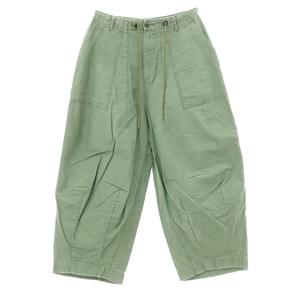 [Used] Needles Wide Work Pants, Military Green [S] [Condition Rank C] [Men&