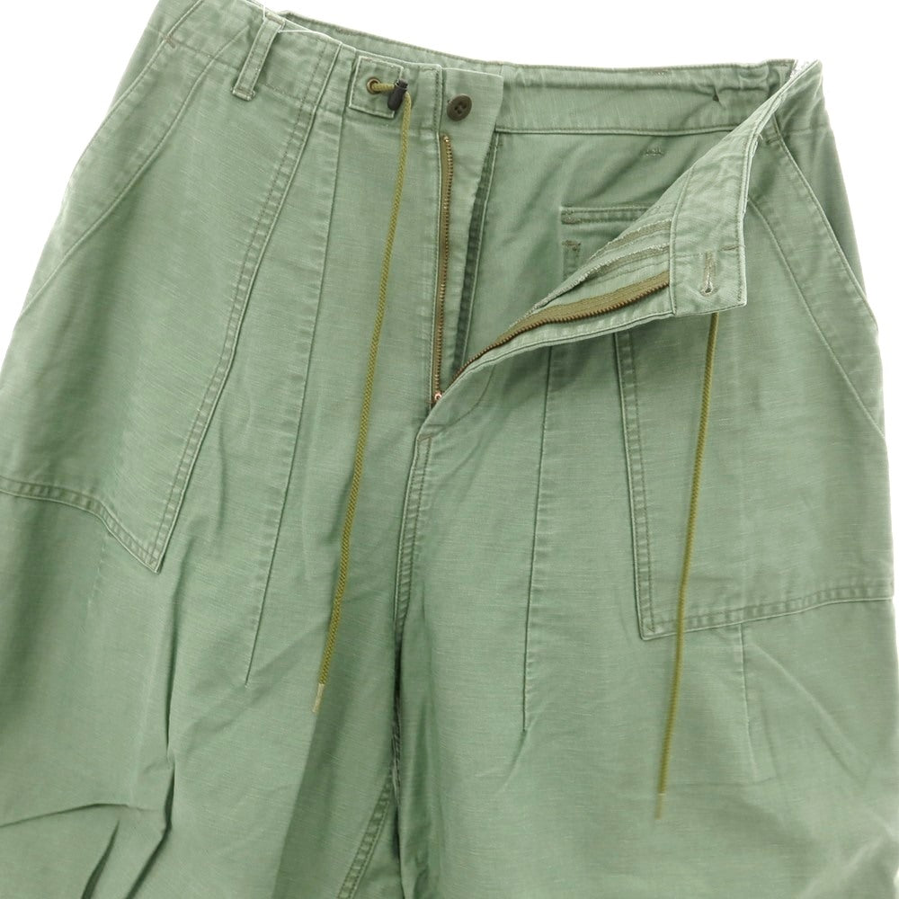 [Used] Needles Wide Work Pants, Military Green [S] [Condition Rank C] [Men&