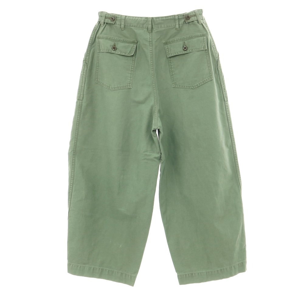 [Used] Needles Wide Work Pants, Military Green [S] [Condition Rank C] [Men&