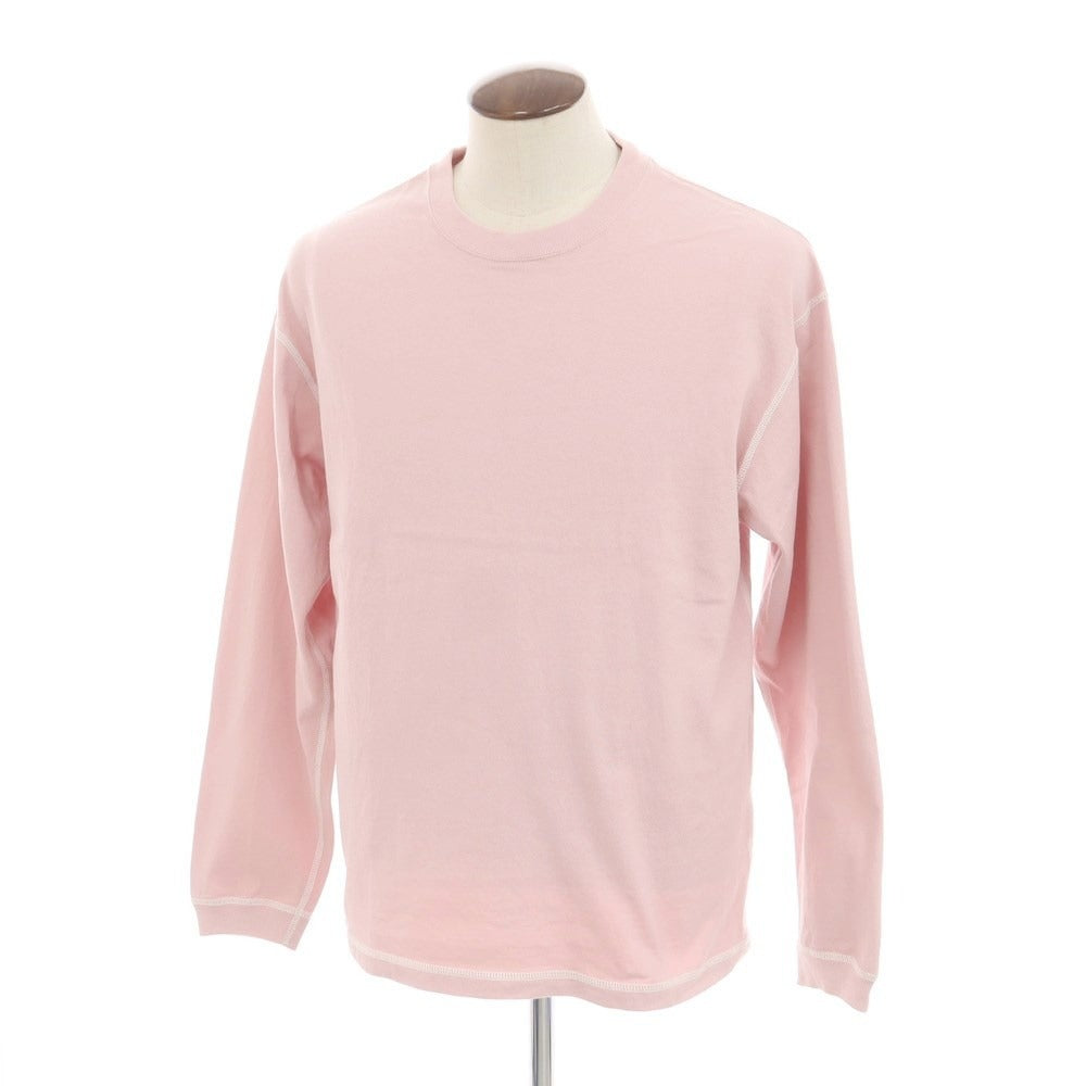 [Used] BEAMS 2024 Spring/Summer Cotton Crew Neck Long Sleeve T-Shirt Light Pink [Size L] [PNK] [S/S/A/W] [Condition Rank B] ​​[Men&