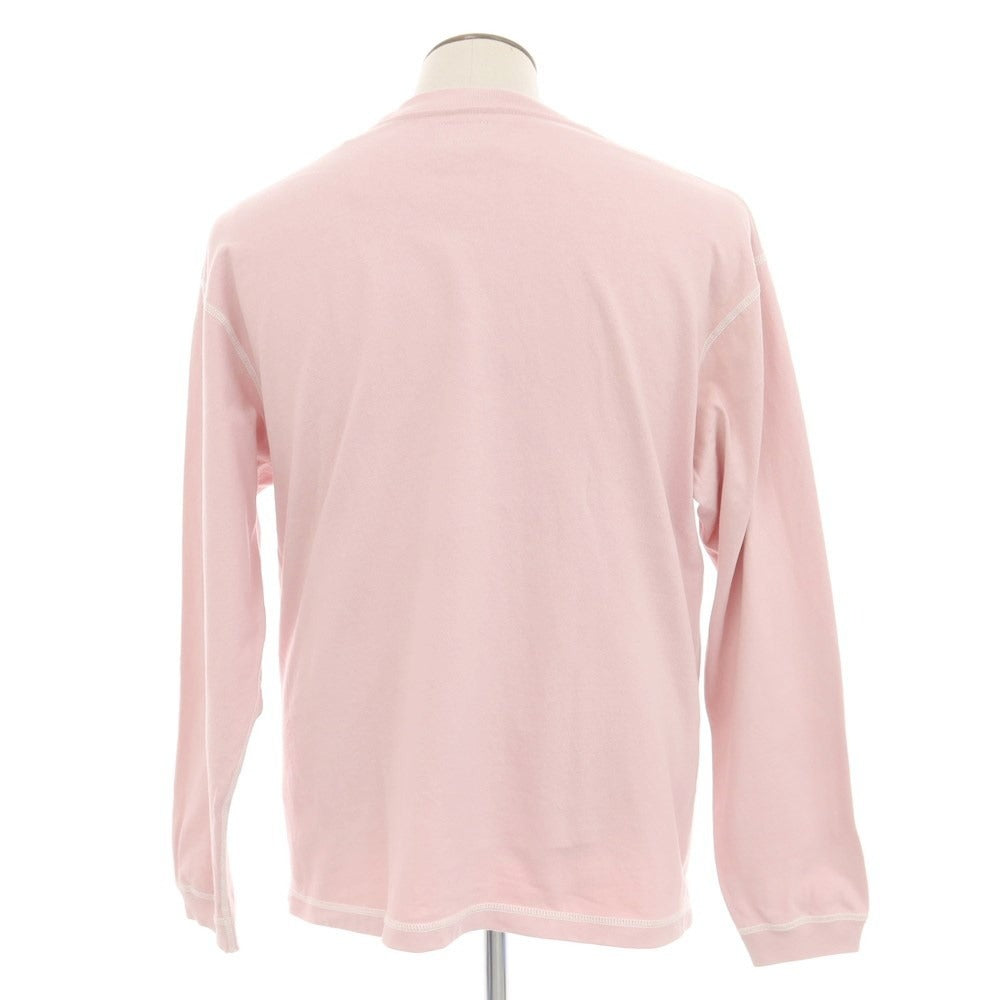 [Used] BEAMS 2024 Spring/Summer Cotton Crew Neck Long Sleeve T-Shirt Light Pink [Size L] [PNK] [S/S/A/W] [Condition Rank B] ​​[Men&