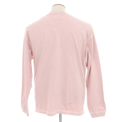 [Used] BEAMS 2024 Spring/Summer Cotton Crew Neck Long Sleeve T-Shirt Light Pink [Size L] [PNK] [S/S/A/W] [Condition Rank B] ​​[Men&