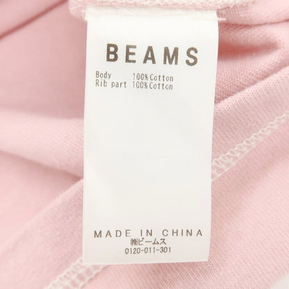 [Used] BEAMS 2024 Spring/Summer Cotton Crew Neck Long Sleeve T-Shirt Light Pink [Size L] [PNK] [S/S/A/W] [Condition Rank B] ​​[Men&