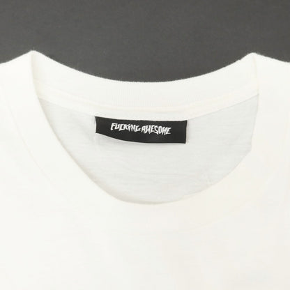 [Used] FUCKING AWESOME Cotton Crew Neck Short Sleeve T-Shirt White [Size L] [WHT] [S/S] [Condition Rank B] ​​[Men&