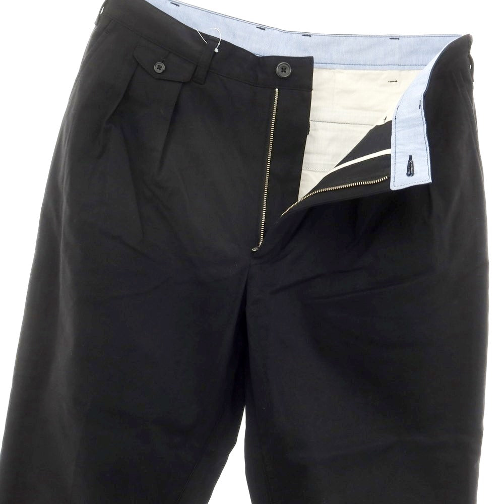 [Used] BEAMS PLUS Spring/Summer 2024 Wide Chino Pants Black [L] [Condition Rank B] ​​[Men&