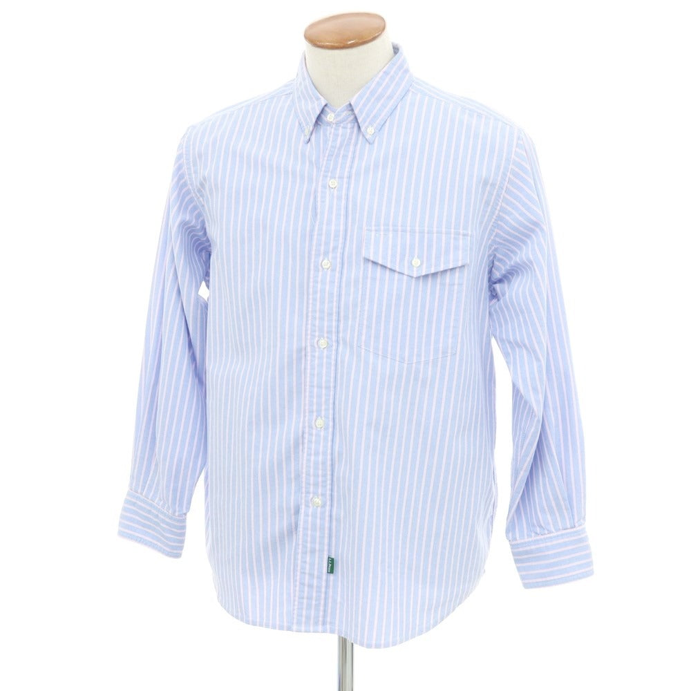 [Used] LLBean Cotton Polyester Button-down Casual Shirt Blue x Pink [M] [Condition Rank B] ​​[Men&