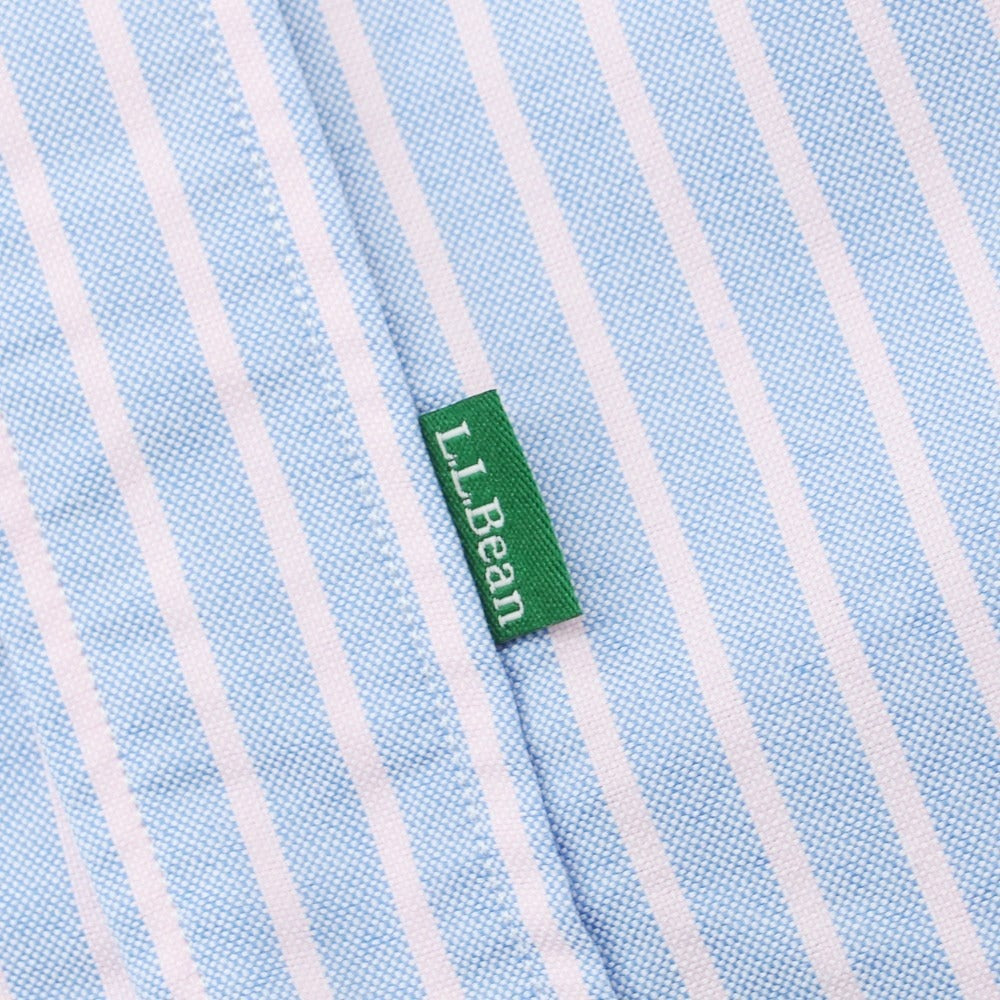 [Used] LLBean Cotton Polyester Button-down Casual Shirt Blue x Pink [M] [Condition Rank B] ​​[Men&