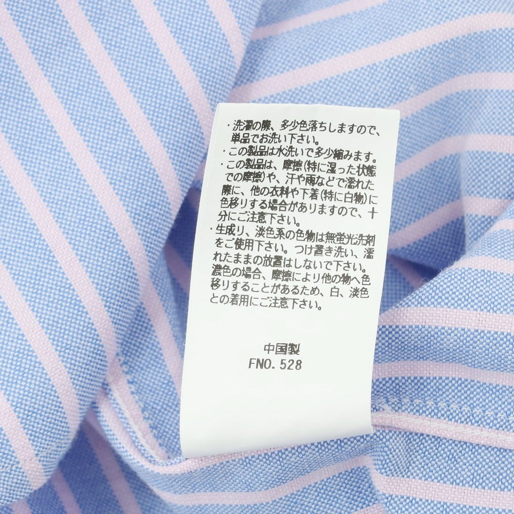 [Used] LLBean Cotton Polyester Button-down Casual Shirt Blue x Pink [M] [Condition Rank B] ​​[Men&