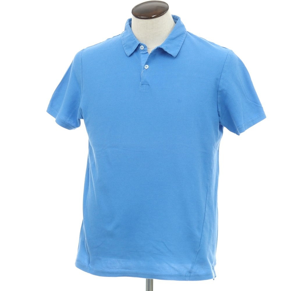 [Used] Derek Rose Pique Cotton Short Sleeve Polo Shirt Light Blue [L] [Condition Rank D] [Men&