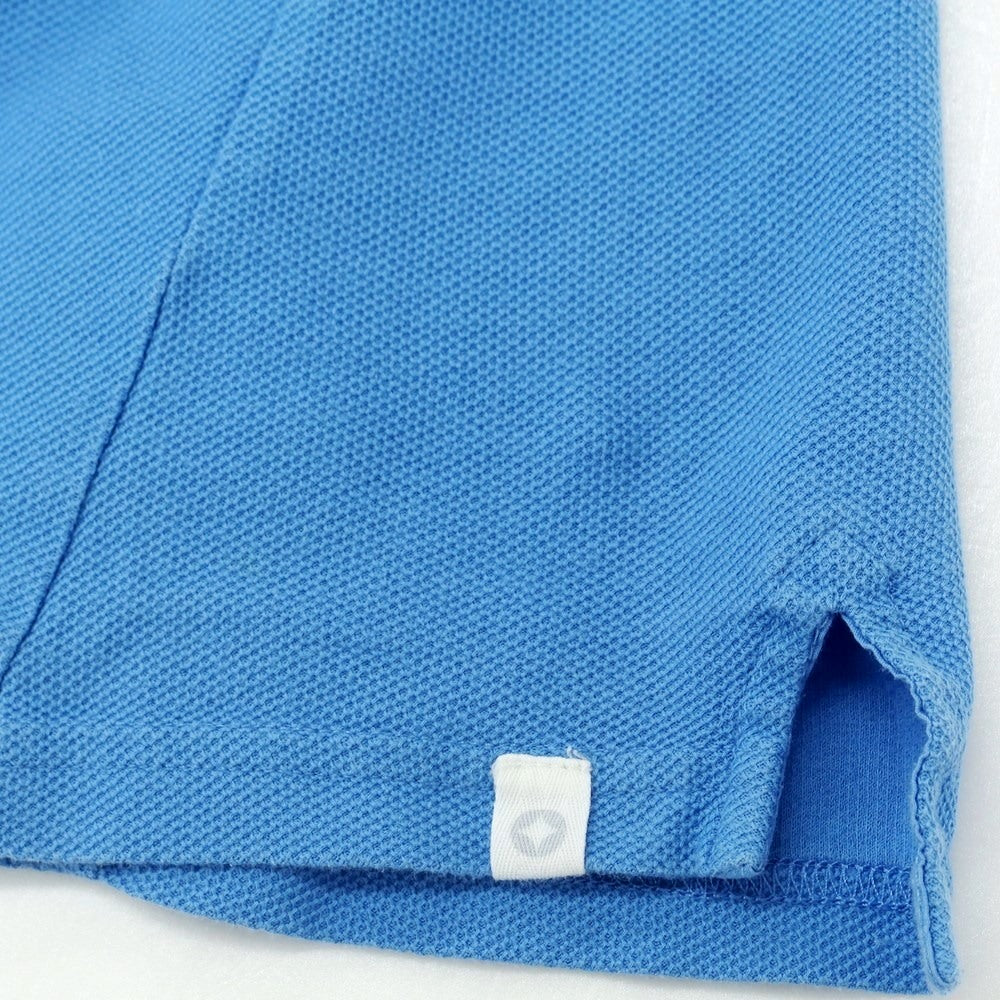 [Used] Derek Rose Pique Cotton Short Sleeve Polo Shirt Light Blue [L] [Condition Rank D] [Men&