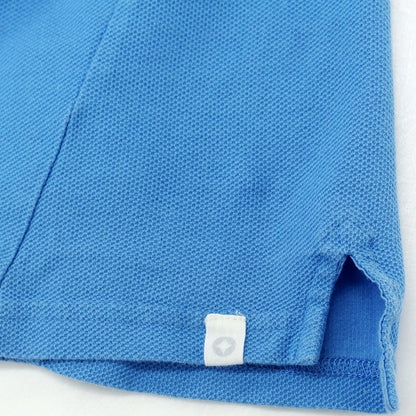 [Used] Derek Rose Pique Cotton Short Sleeve Polo Shirt Light Blue [L] [Condition Rank D] [Men&