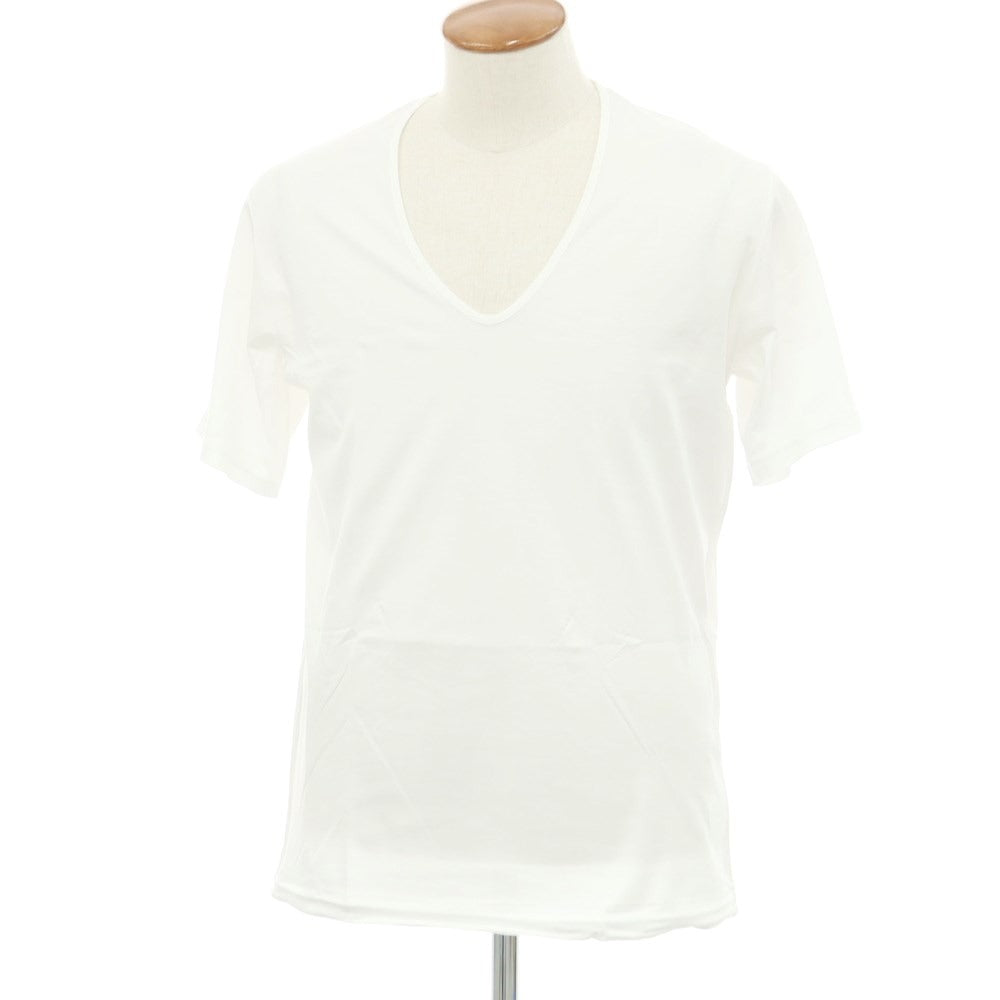 [Used] [Unused] Sunspel V-neck short-sleeve T-shirt White [M] [Condition Rank S] [Men&