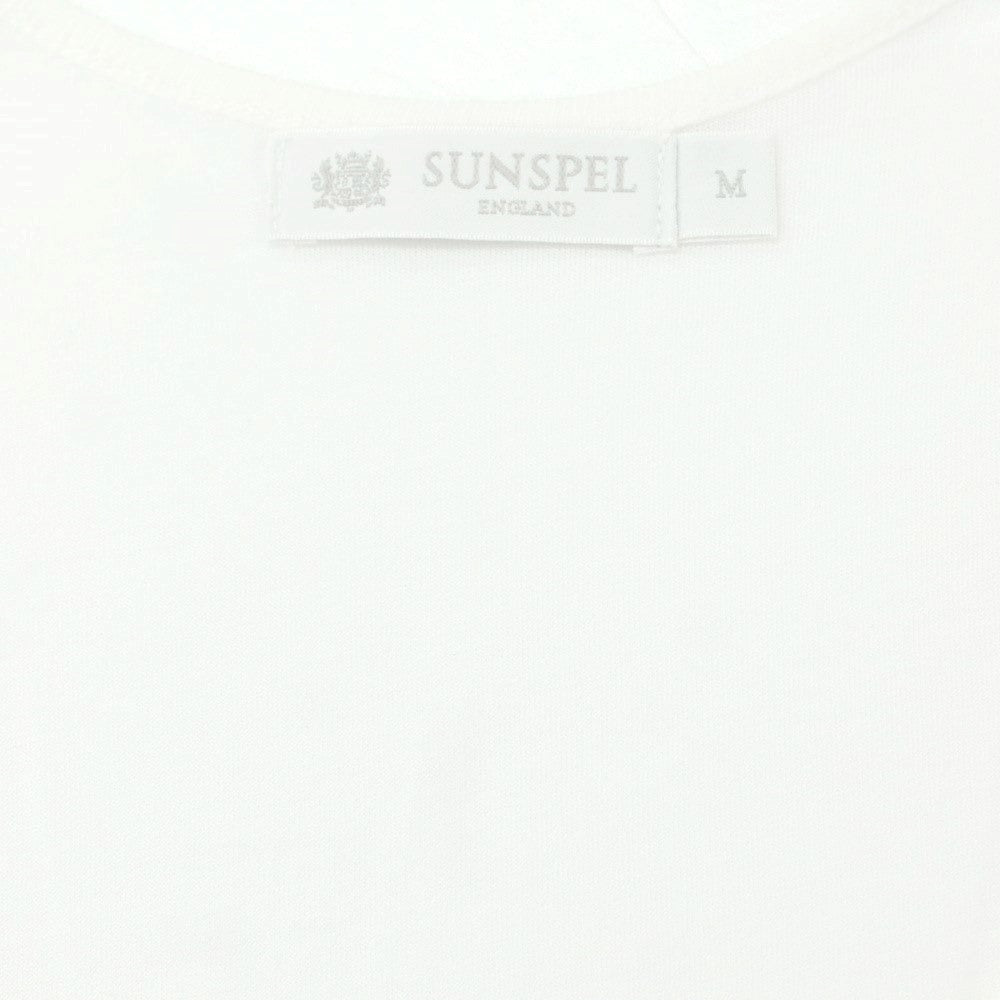 【中古】【未使用】サンスペル SUNSPEL Vネック 半袖Ｔシャツ ホワイト【 M 】【 状態ランクS 】【 メンズ 】