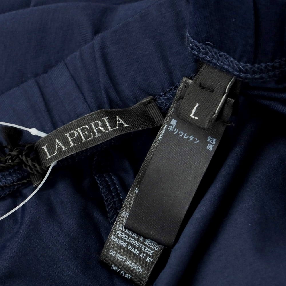 [Used] [Unused] LA PERLA Jersey Stretch Cotton Easy Pants Navy [L] [Condition Rank S] [Men&