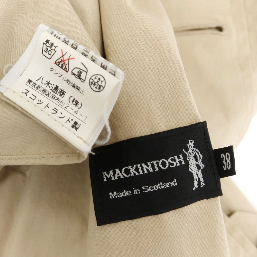 [Used] Mackintosh Cotton Balmacaan Coat Beige [38] [Condition Rank C] [Men&